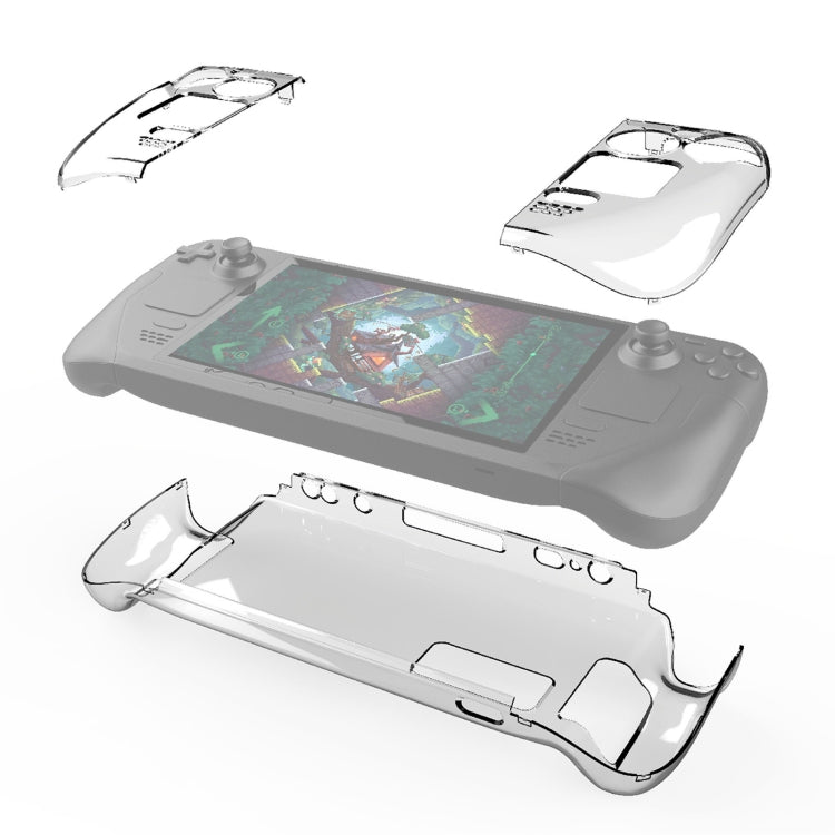 PGTECH Split Crystal Hard Shell Case for Steam Deck Game Console - Cover Case by PMC TechLife | Online Shopping South Africa | PMC TechLife | Buy Now Pay Later Mobicred