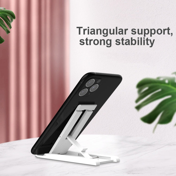 2 PCS K30 Multi-speed Adjustment Desktop Mobile Phone Bracket Notebook Folding Bracket(White) - Desktop Holder by PMC TechLife | Online Shopping South Africa | PMC TechLife