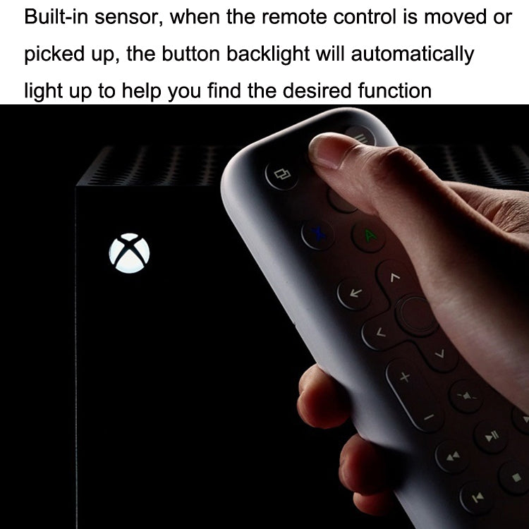 8BitDo Backlit Key Media Remote Control For Xbox, Style: Long Version (Black) - free shipping - PMC TechLife - Order now!