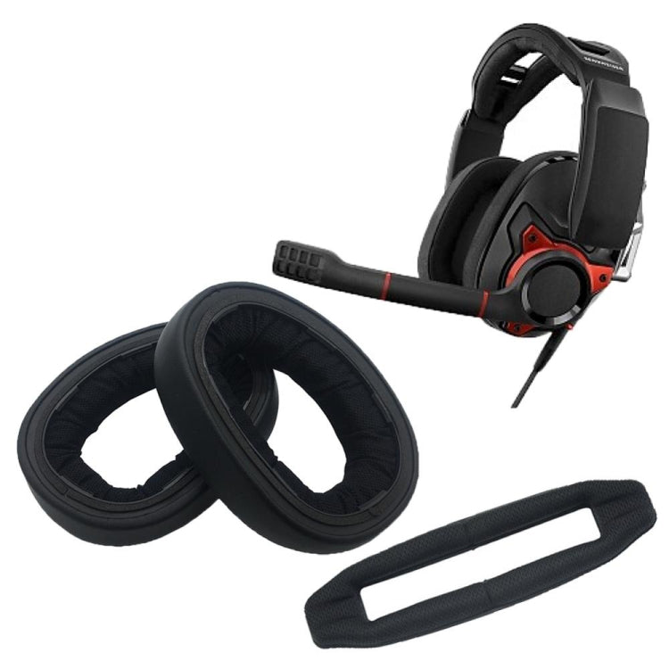 2 PCS Earmuff Head Beam For Sennheiser GSP600 GSP500 GSP670,Style: Mesh Cloth - Earmuff & Pad by PMC TechLife | Online Shopping South Africa | PMC TechLife