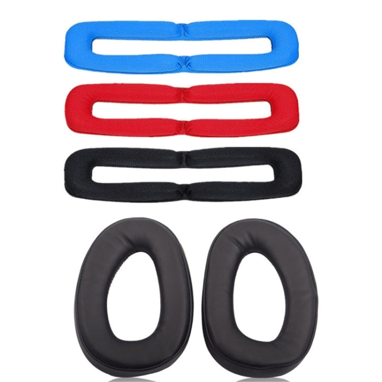 2 PCS Headphone Sleeve Cover for Sennheiser GSP300 GSP370 GSP350,Style: Mesh Cloth - Earmuff & Pad by PMC TechLife | Online Shopping South Africa | PMC TechLife