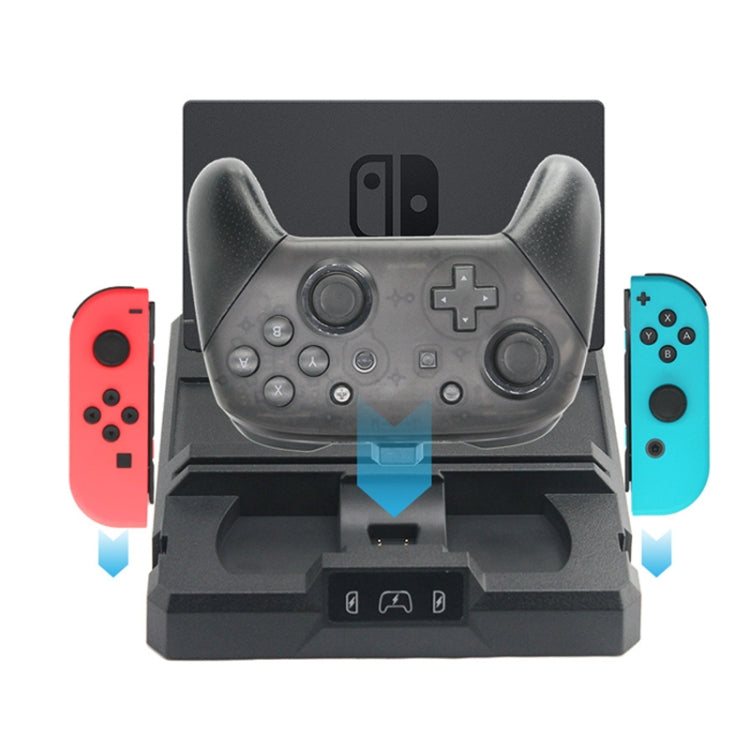 Multifunctional Game Console Handle Charging Base Storage Bracket For Nintendo Switch - Charger & Power by PMC TechLife | Online Shopping South Africa | PMC TechLife | Buy Now Pay Later Mobicred