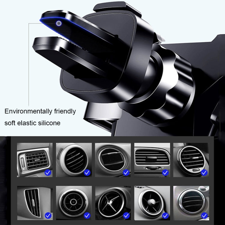Universal Metal Gravity Car Phone Holder(Grey) - Car Holders by PMC TechLife | Online Shopping South Africa | PMC TechLife