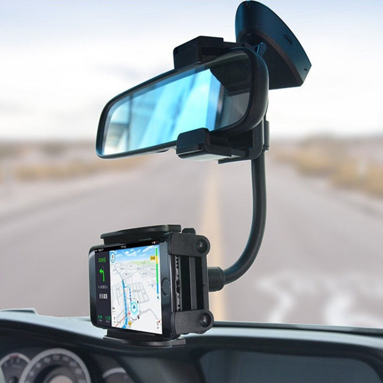 Car Rearview Mirror Hose Bracket Mobile Phone Clip Universal Navigation Bracket - Car Holders by PMC TechLife | Online Shopping South Africa | PMC TechLife