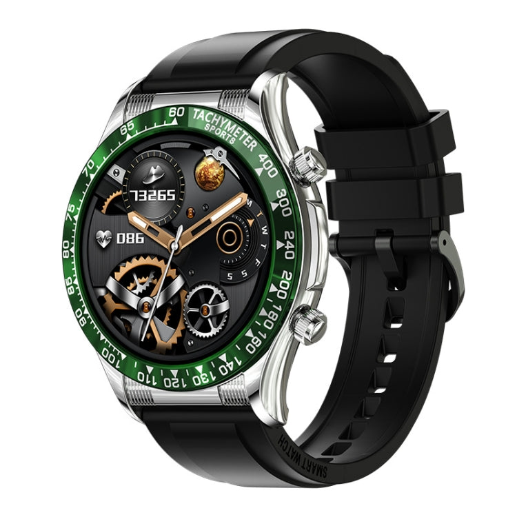 LOANIY E18 Pro Smart Bluetooth Calling Watch with NFC Function, Color: Green Silicone - Smart Watches by LOANIY | Online Shopping South Africa | PMC Jewellery | Buy Now Pay Later Mobicred