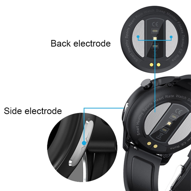 LOANIY E80 1.3 Inch Heart Rate Detection Smart Watch, Color: Red Silicone - free shipping - PMC TechLife - Order now!