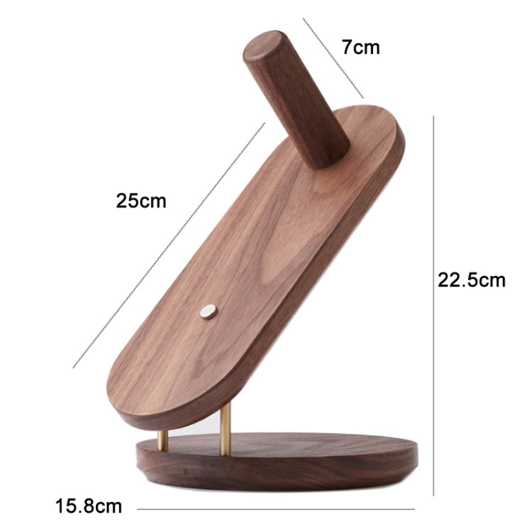 Solid Wood Hair Dryer Storage Bracket For Dyson(Black Walnut) - Dyson Accessories by PMC Jewellery | Online Shopping South Africa | PMC Jewellery