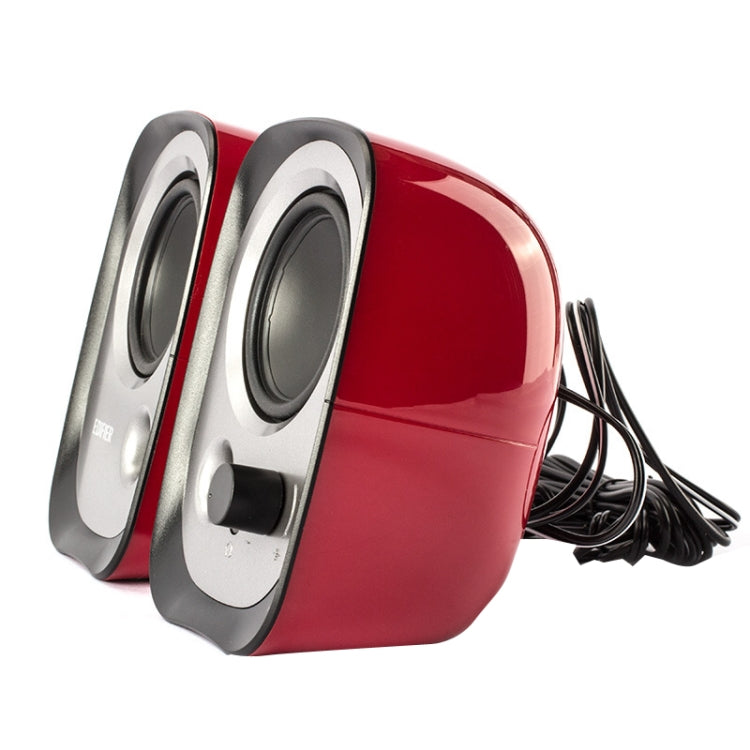 2 PCS Edifier R12U Subwoofer Mobile Phone Mini Desktop Computer USB Audio(Red) -  by Edifier | Online Shopping South Africa | PMC Jewellery