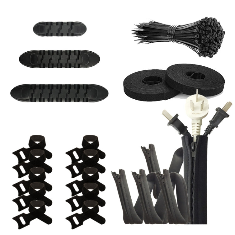119 In 1 Desktop Data Cable Organizer Storage Winder Combination Set - Cable Organizer by PMC TechLife | Online Shopping South Africa | PMC TechLife