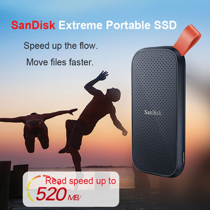 SanDisk E30 High Speed Compact USB3.2 Mobile SSD Solid State Drive, Capacity: 1TB - External Solid State Drives by SanDisk | Online Shopping South Africa | PMC Jewellery | Buy Now Pay Later Mobicred