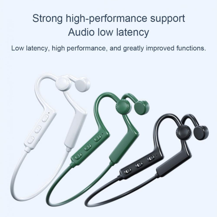 KS-19 Bluetooth Headset Sound Conducting Hanging Neck Business Headphones(Black) - Neck-mounted Earphone by PMC TechLife | Online Shopping South Africa | PMC TechLife