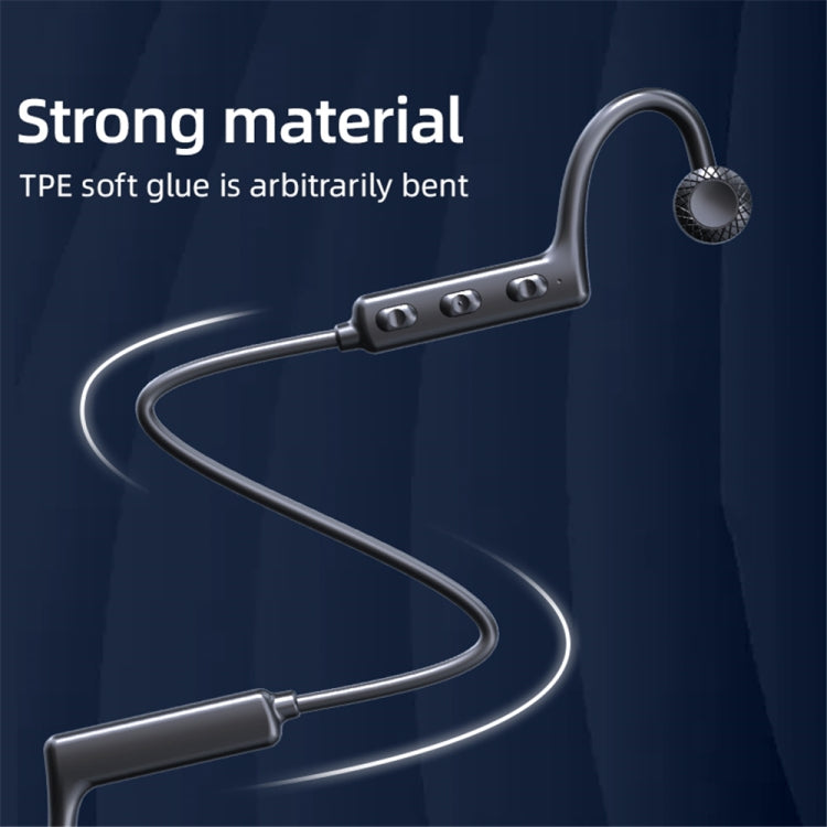 KS-19 Bluetooth Headset Sound Conducting Hanging Neck Business Headphones(Black) - Neck-mounted Earphone by PMC TechLife | Online Shopping South Africa | PMC TechLife