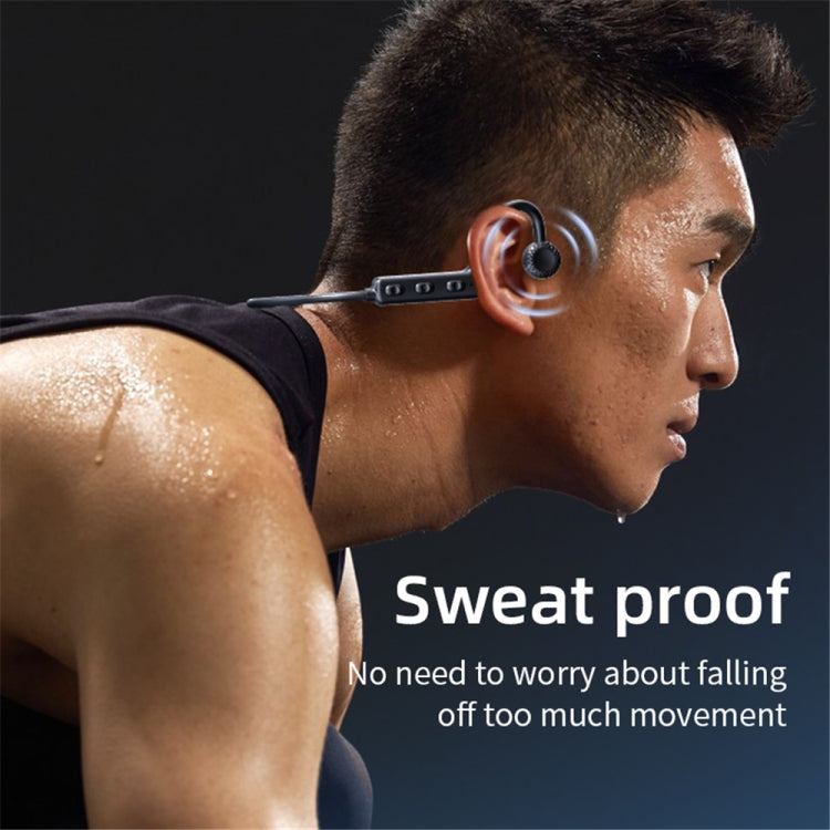 KS-19 Bluetooth Headset Sound Conducting Hanging Neck Business Headphones(Black) - Neck-mounted Earphone by PMC TechLife | Online Shopping South Africa | PMC TechLife