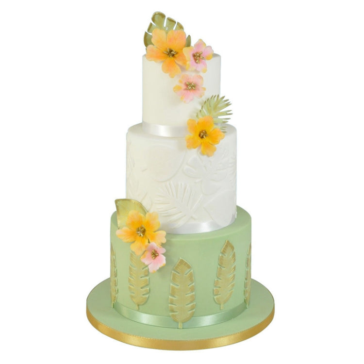 2 Sets 4 In 1 Tropical Leaf Fondant Cake Mold Cookie Mold - free shipping - PMC TechLife - Order now!