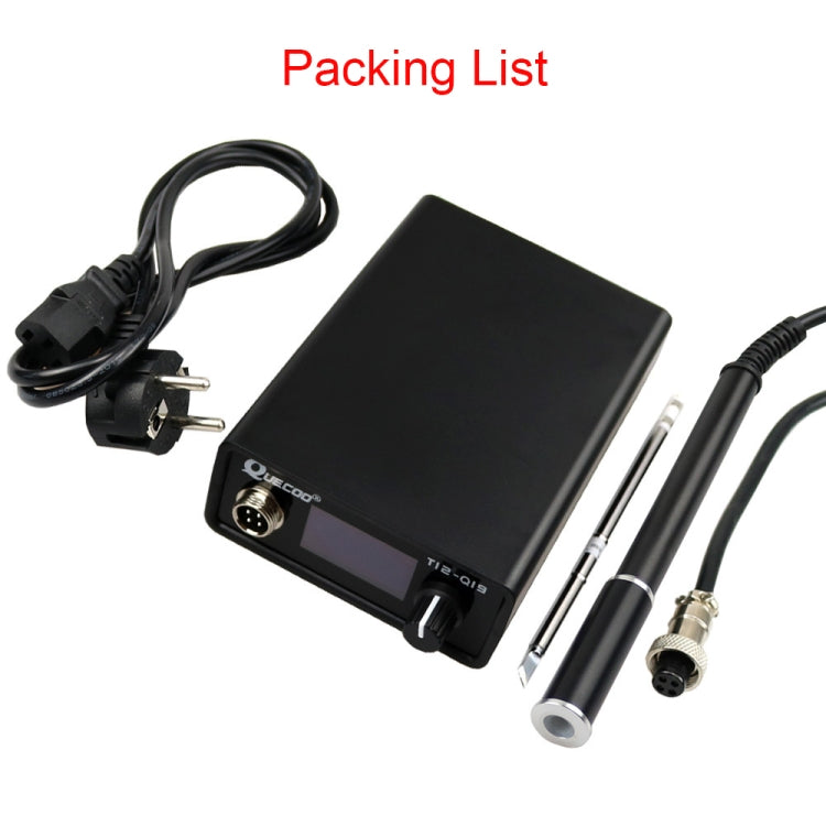 QUECOO 1.3 Inch Display Soldering Station with Handle, Set: US Plug (Q19+P9) - free shipping - PMC TechLife - Order now!
