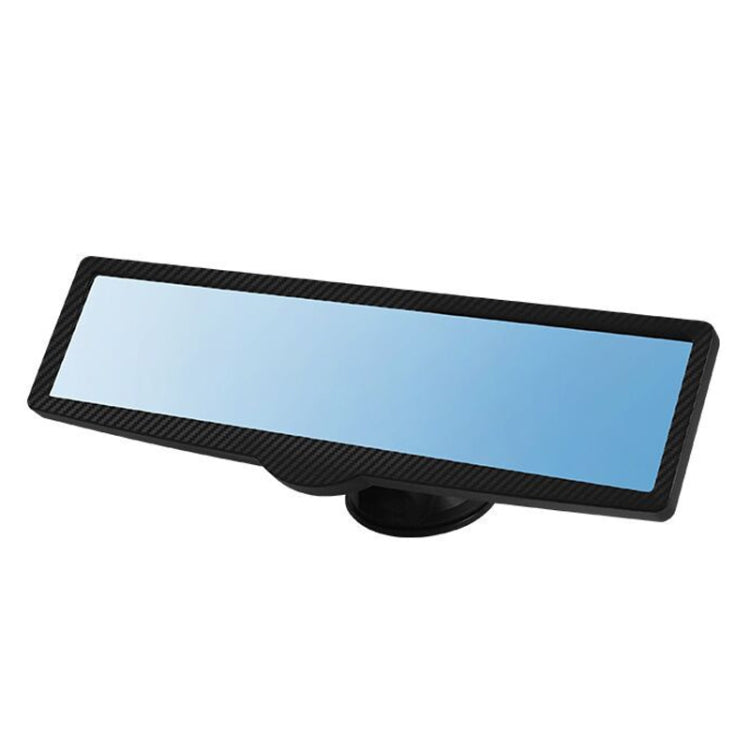 CZC-255 Car Glue Injection Suction Cup Carbon Fiber Rearview Mirror(Blue Mirror) - Interior Mirrors by PMC TechLife | Online Shopping South Africa | PMC TechLife