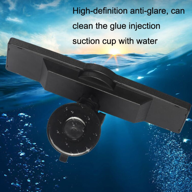 CZC-255 Car Glue Injection Suction Cup Carbon Fiber Rearview Mirror(Blue Mirror) - Interior Mirrors by PMC TechLife | Online Shopping South Africa | PMC TechLife