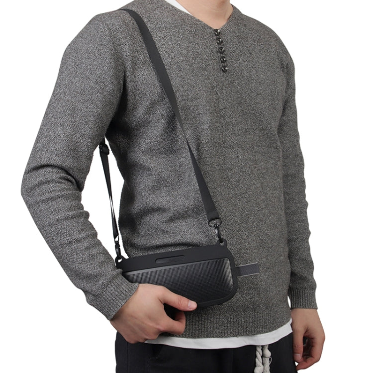 Speaker Silicone Protective Cover For Bose Soundlink Flex(Black) - Protective Case by PMC TechLife | Online Shopping South Africa | PMC TechLife