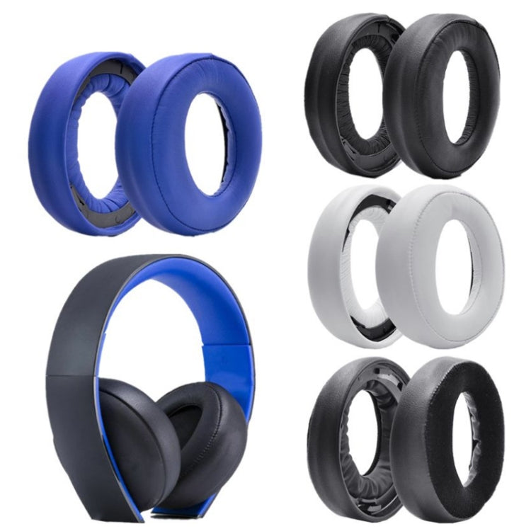 2 PCS Headphone Sponge Cover for SONY PS3 PS4 7.1 Gold,Style:  Blue Headband - Earmuff & Pad by PMC TechLife | Online Shopping South Africa | PMC TechLife