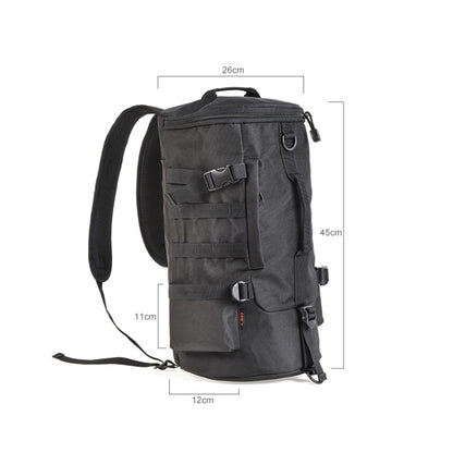 LEO 28085 Cylina Shape Fishing Gear Backpack Fishing Rod Outdoor Shoulder Bag(28085-B Black) - Storage Boxes & Storage Bags by LEO | Online Shopping South Africa | PMC Jewellery