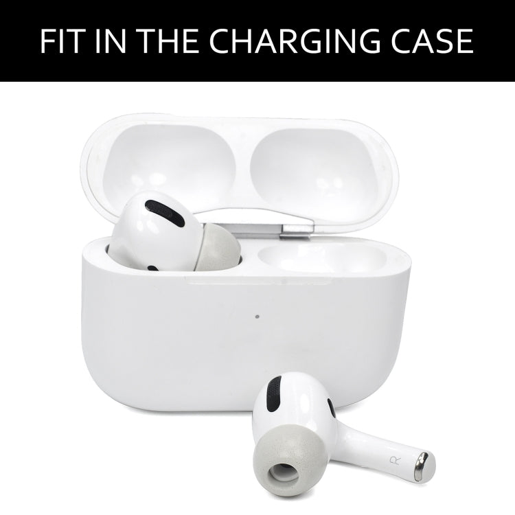 2 PCS Earbuds Memory Foam Ear Caps For TWS Airpods Pro,Size: Large Gray - Anti-dust & Ear Caps by PMC TechLife | Online Shopping South Africa | PMC TechLife