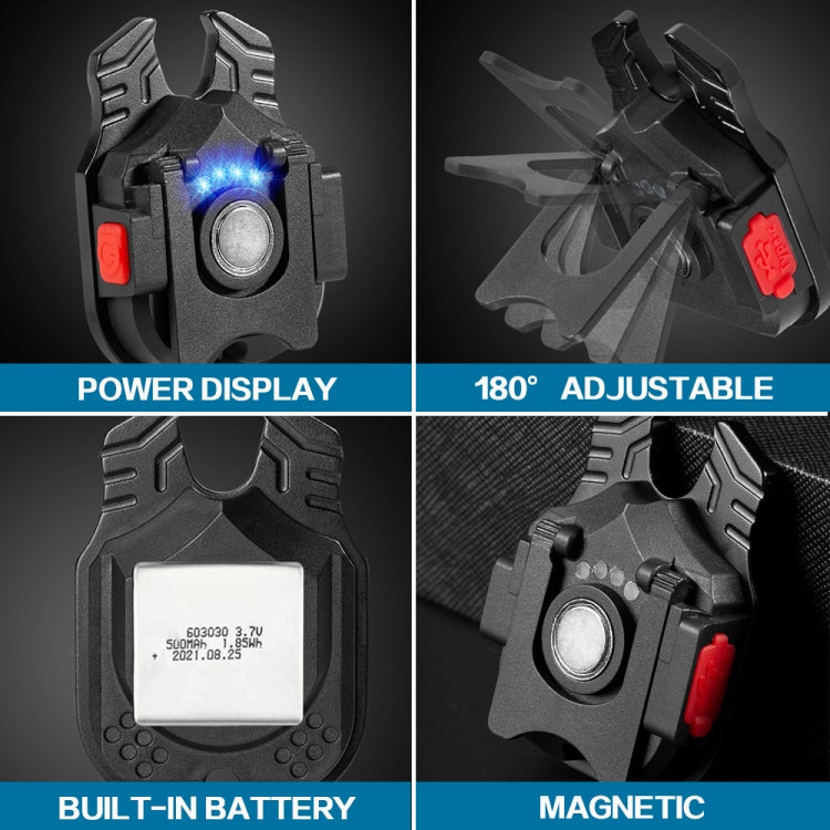 E-SMARTER W5129 Mini Strong Light Portable Flashlight, Specification: With Tape Rope - Mini Flashlight by E-SMARTER | Online Shopping South Africa | PMC TechLife | Buy Now Pay Later Mobicred