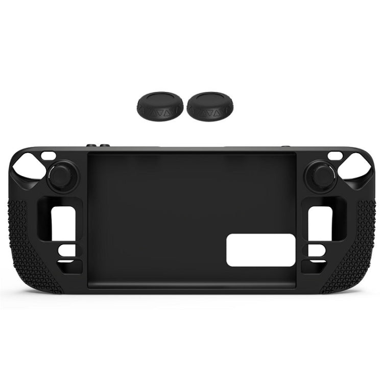 All-Inclusive Silicone Cover With Button Cap For Steam Deck(Black) - Accessories by PMC TechLife | Online Shopping South Africa | PMC TechLife