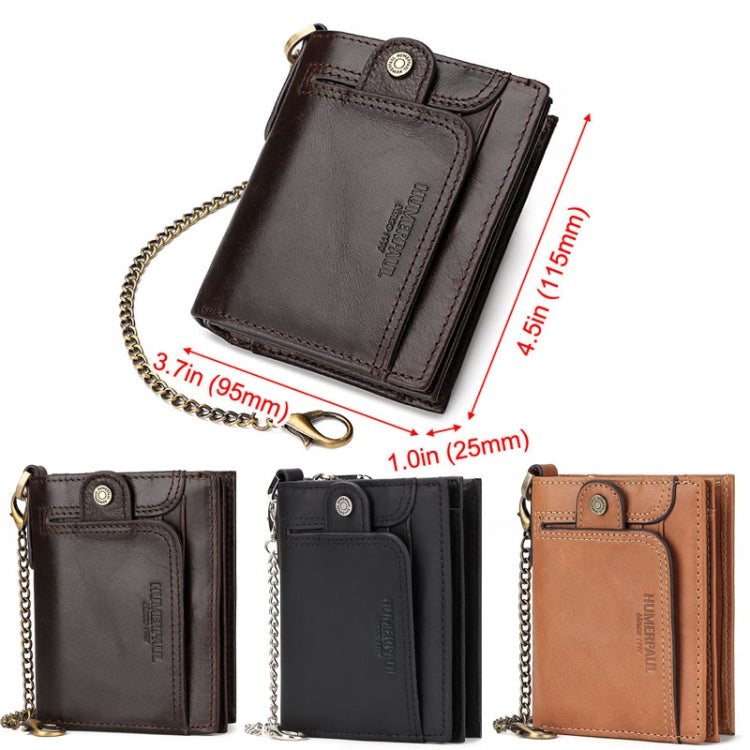 HUMERPAUL BP950 RFID Anti-Magnetic Men Wallet Large Capacity Multi-Card Solt Pocket(Black) - free shipping - PMC TechLife - Order now!