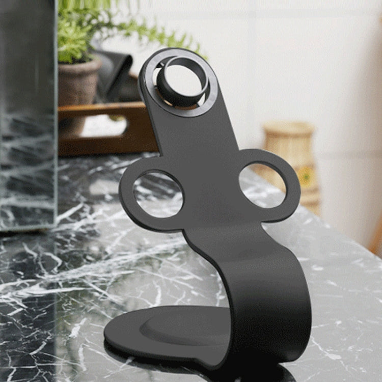 Punch Free Standing Hair Dryer Stand For Dyson 002 Black - free shipping - PMC TechLife - Order now!