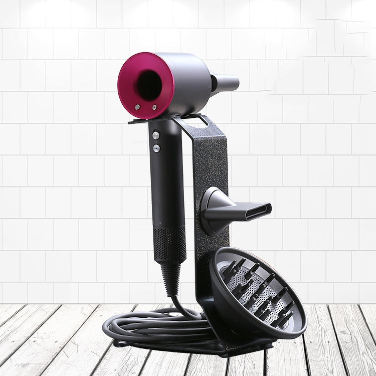 Punch Free Standing Hair Dryer Stand For Dyson 004 Black - free shipping - PMC TechLife - Order now!