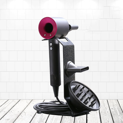 Punch Free Standing Hair Dryer Stand For Dyson 004 Black - Hair Dryers & Accessories by PMC Jewellery | Online Shopping South Africa | PMC Jewellery