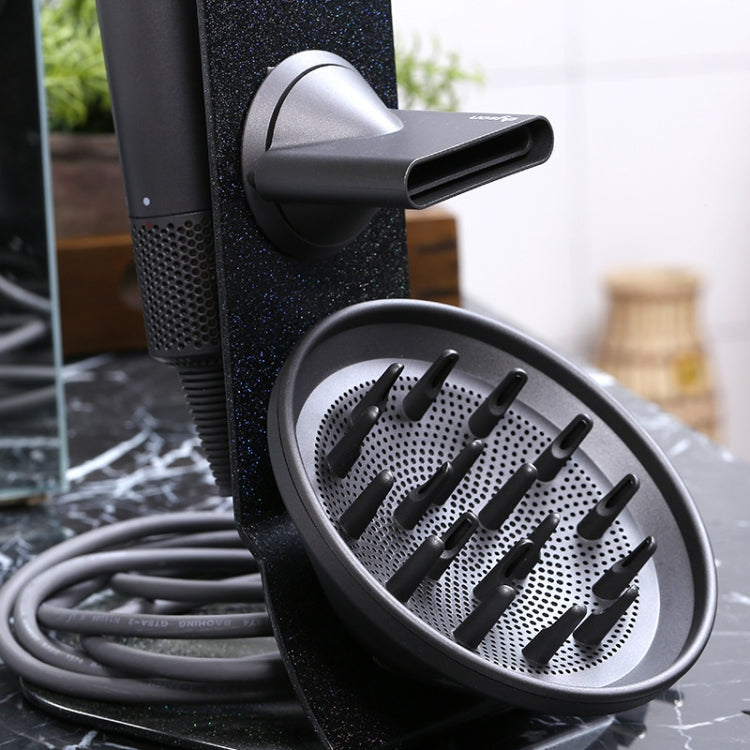 Punch Free Standing Hair Dryer Stand For Dyson 004 Black - free shipping - PMC TechLife - Order now!
