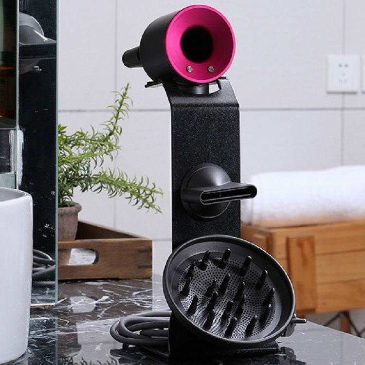 Punch Free Standing Hair Dryer Stand For Dyson 004 Black - free shipping - PMC TechLife - Order now!