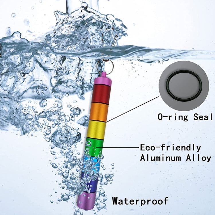 M003 Sealed Waterproof 7 Days Split Aluminum Alloy Metal Pill Box(Colorful) - free shipping - PMC TechLife - Order now!