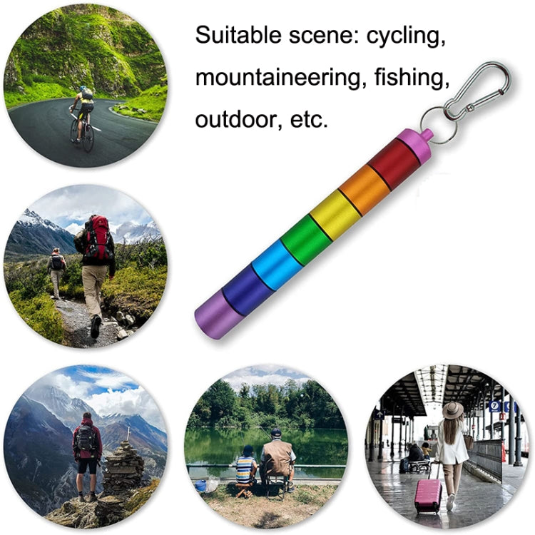 M003 Sealed Waterproof 7 Days Split Aluminum Alloy Metal Pill Box(Colorful) - free shipping - PMC TechLife - Order now!