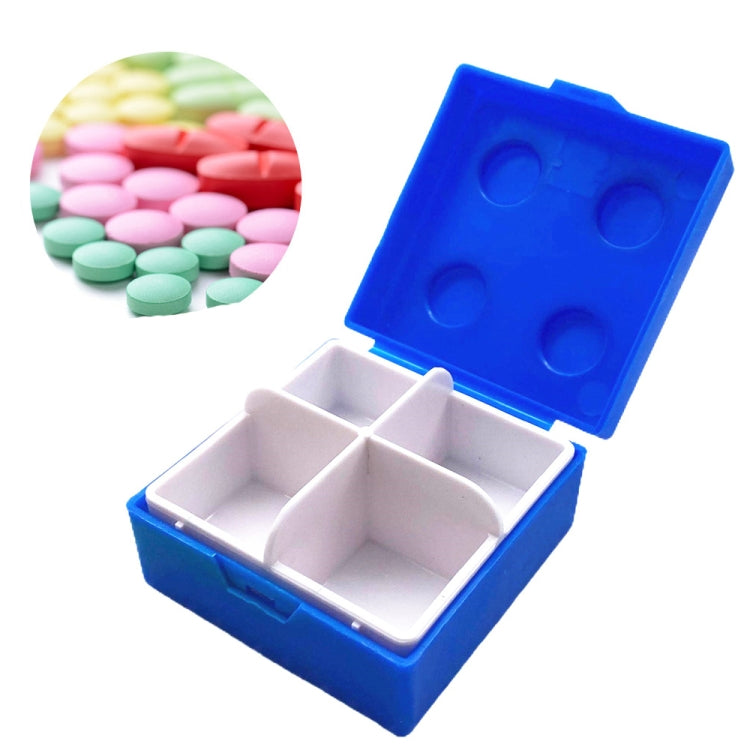 SD-J-406 28 Grids Portable Colorful Compartment Detachable Plastic Building Block Pill Box(As Show) - free shipping - PMC TechLife - Order now!
