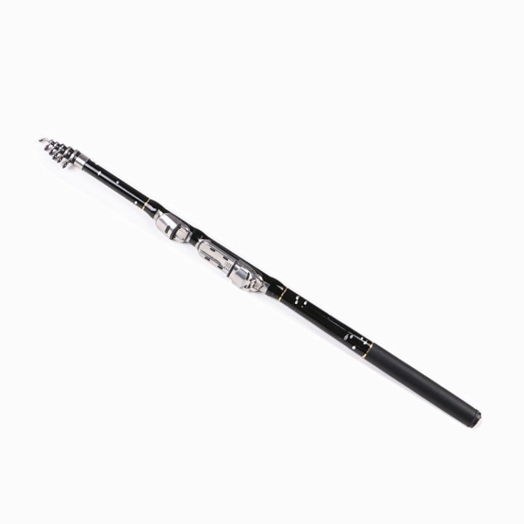 ZHANLANGWANG Carbon Throwing Pole Mini Short Rock Fishing Rod, Length: 1.8m(Black) - Fishing Rods & Accessories by PMC TechLife | Online Shopping South Africa | PMC TechLife
