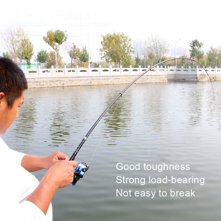 ZHANLANGWANG Carbon Throwing Pole Mini Short Rock Fishing Rod, Length: 2.1m(Black) - Fishing Rods & Accessories by PMC TechLife | Online Shopping South Africa | PMC TechLife