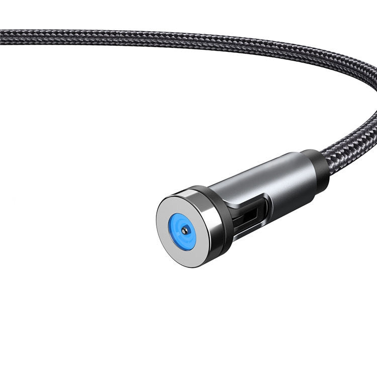CC56 Dust Plug Rotating Magnetic Wire, Cbale Length: 1m, Style: Line(Black) - free shipping - PMC TechLife - Order now!