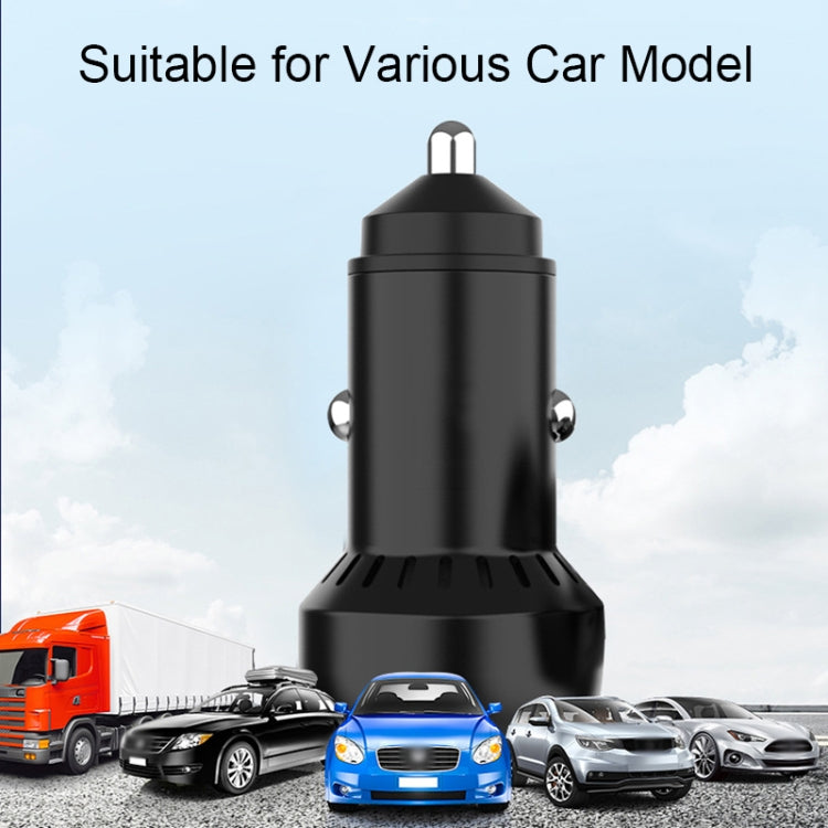 IBD352 Aluminum Alloy Dual Interface Car Charger, Spec: Qc3.0 18W+PD 3.0 30W - Car Charger by PMC TechLife | Online Shopping South Africa | PMC TechLife