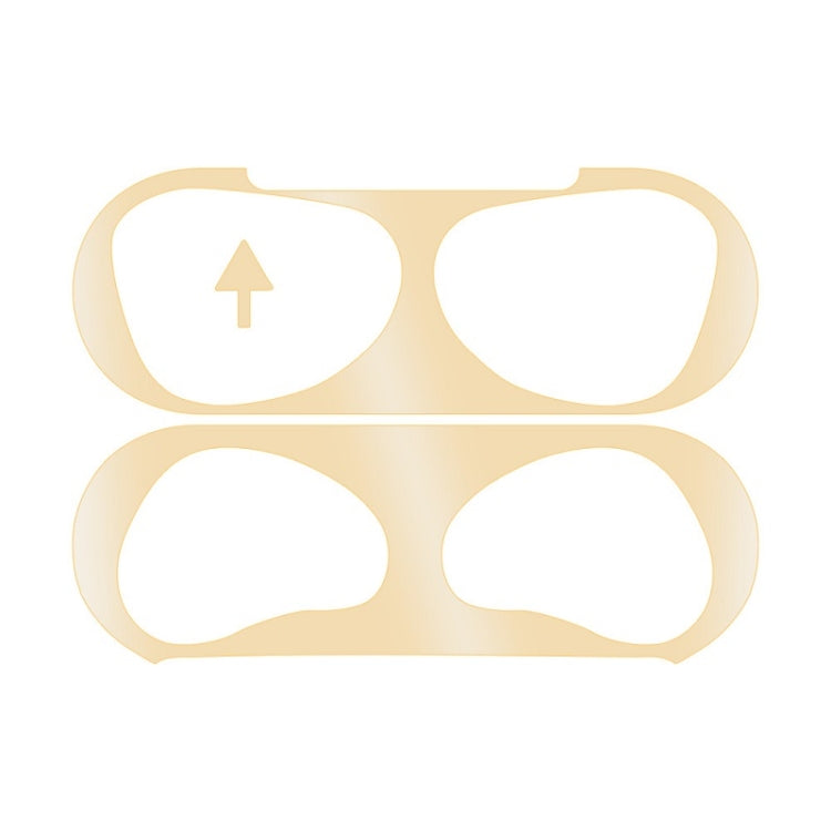 2 PCS Headphone Inner Cover Sticker Dustproof Protective Film For Airpods 3(Gold) - Protective Sticker by PMC TechLife | Online Shopping South Africa | PMC TechLife