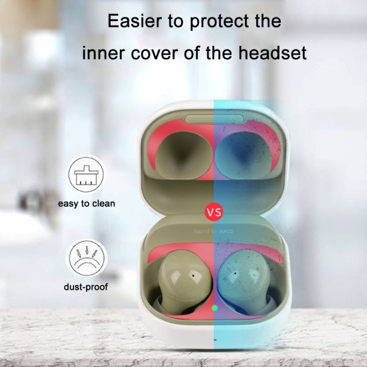 5 PCS Headphone Inner Cover Metal Dustproof Sticker For Samsung Galaxy Buds 2(Gold) - Samsung Earphone Case by PMC TechLife | Online Shopping South Africa | PMC TechLife | Buy Now Pay Later Mobicred