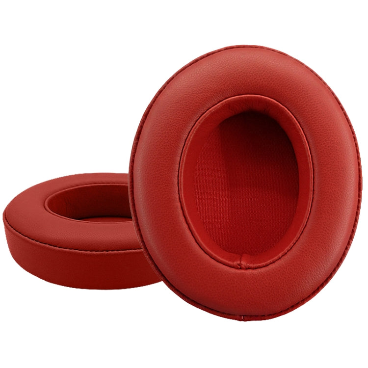 2 PCS Leather Soft Breathable Headphone Cover For Beats Studio 2/3, Color: Sheepskin Red - Earmuff & Pad by PMC TechLife | Online Shopping South Africa | PMC TechLife