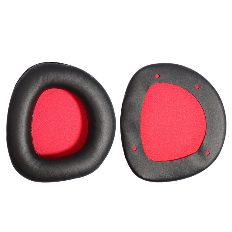 2 PCS Slow Rebound Sponge Headphone Cover Cushion For DAREU EH712/EH715(Black Red Net) - Earmuff & Pad by PMC Jewellery | Online Shopping South Africa | PMC Jewellery