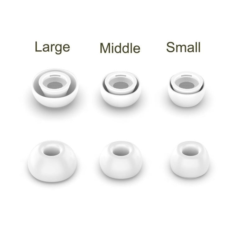 4 Sets / 12pcs In-Ear Headphones Silicone Earphone Earbud Case For AirPods Pro / Pro 2(Black) - Earmuff & Pad by PMC TechLife | Online Shopping South Africa | PMC TechLife | Buy Now Pay Later Mobicred