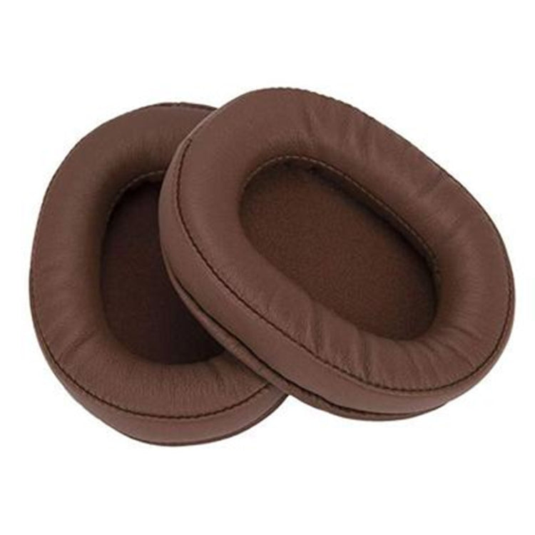2 PCS Headset Sponge Earmuffs For SONY MDR-7506 / V6 / 900ST, Color: Brown Stitching - Earmuff & Pad by PMC TechLife | Online Shopping South Africa | PMC TechLife