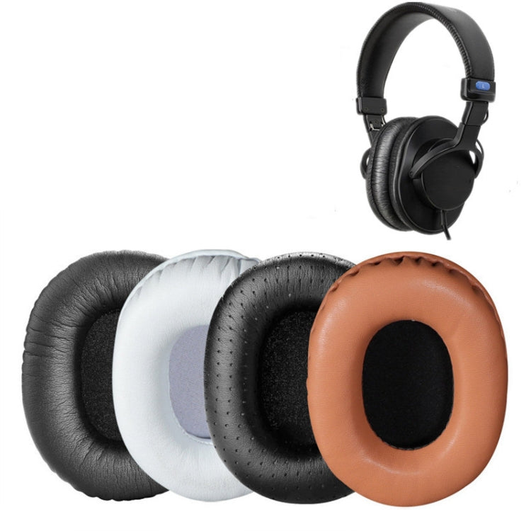 2 PCS Headset Sponge Earmuffs For SONY MDR-7506 / V6 / 900ST, Color: Brown Stitching - Earmuff & Pad by PMC TechLife | Online Shopping South Africa | PMC TechLife