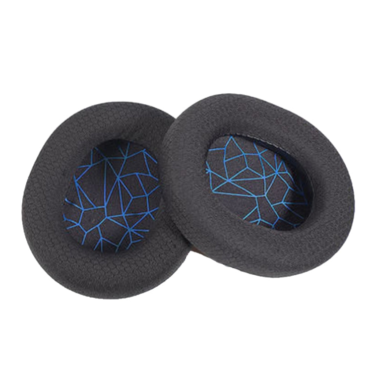 2 PCS Headset Sponge Earmuffs For SONY MDR-7506 / V6 / 900ST, Color: Black Blue Net - Earmuff & Pad by PMC TechLife | Online Shopping South Africa | PMC TechLife