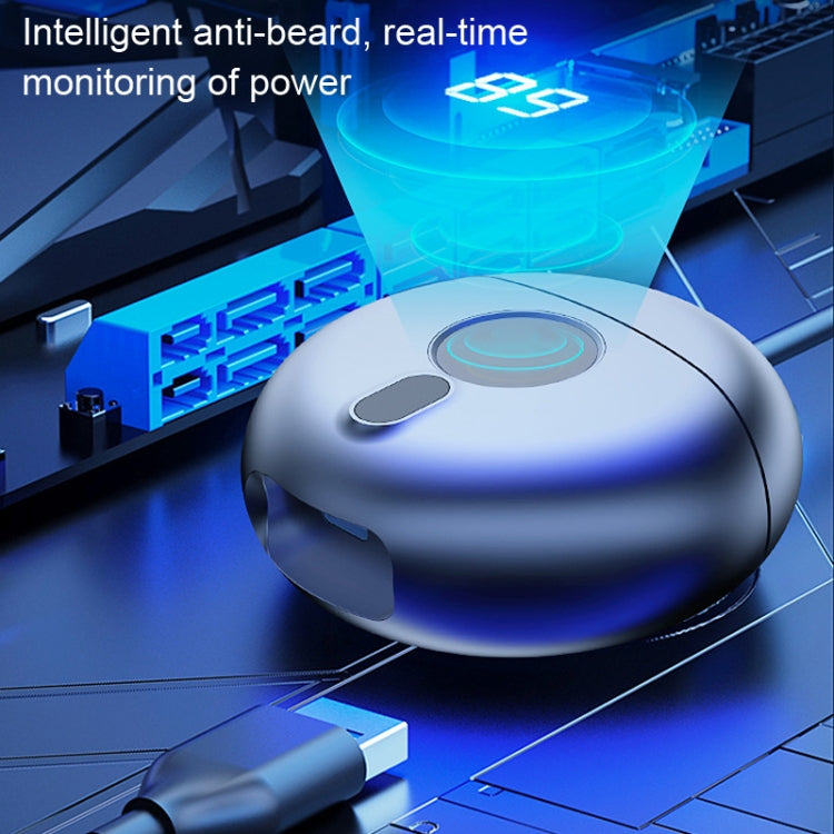 TJ01 Flying Saucer Razor USB Rechargeable Mini Shaver(Champagne Golden) - free shipping - PMC TechLife - Order now!