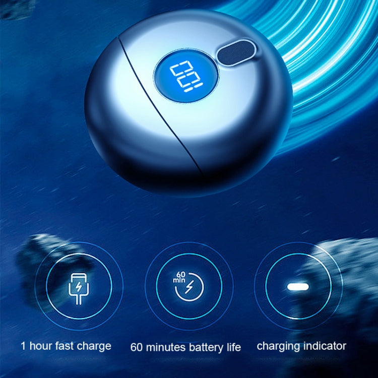 TJ01 Flying Saucer Razor USB Rechargeable Mini Shaver(Champagne Golden) - free shipping - PMC TechLife - Order now!